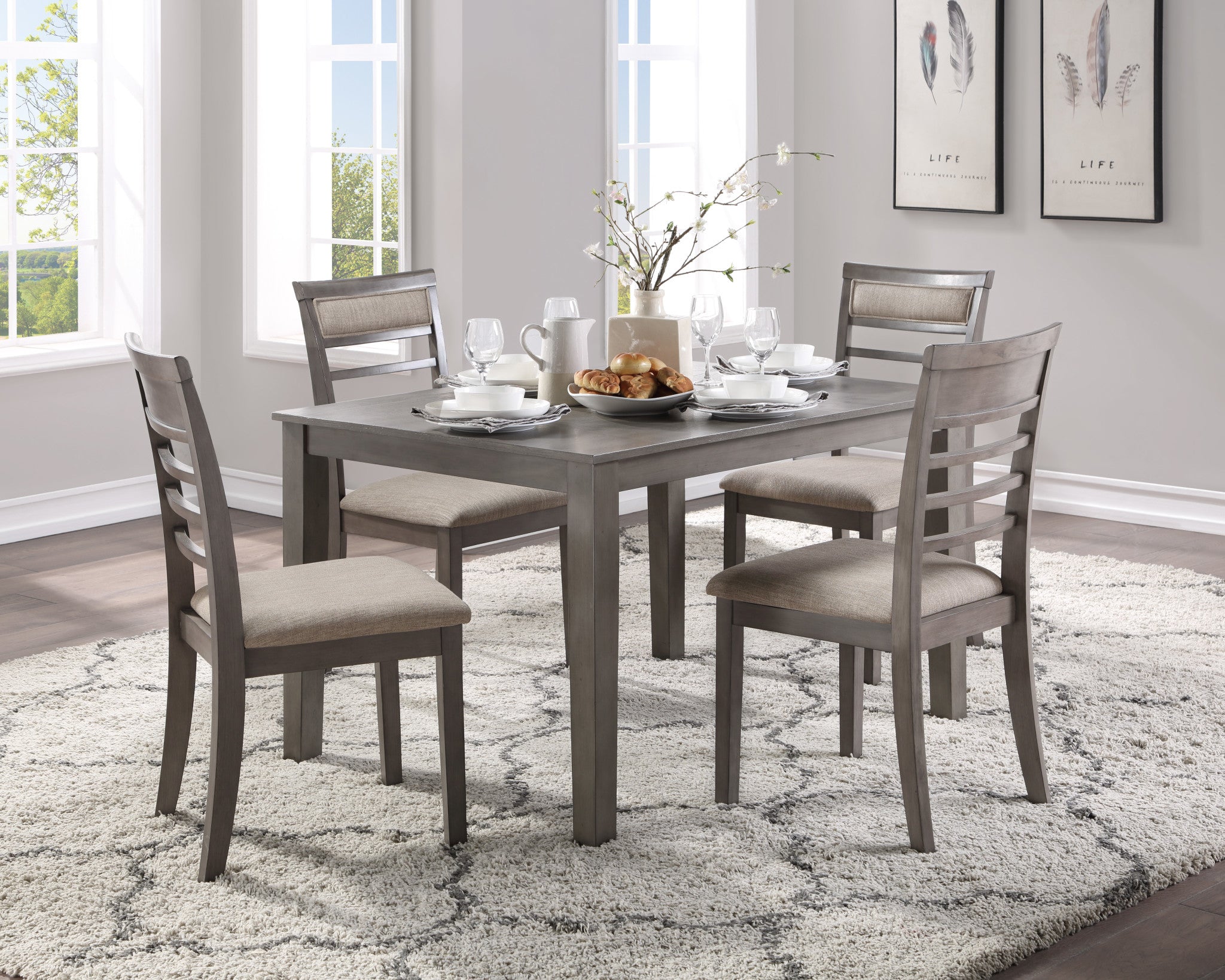 5-Piece Pack Dinette Set – Top-Line Furniture