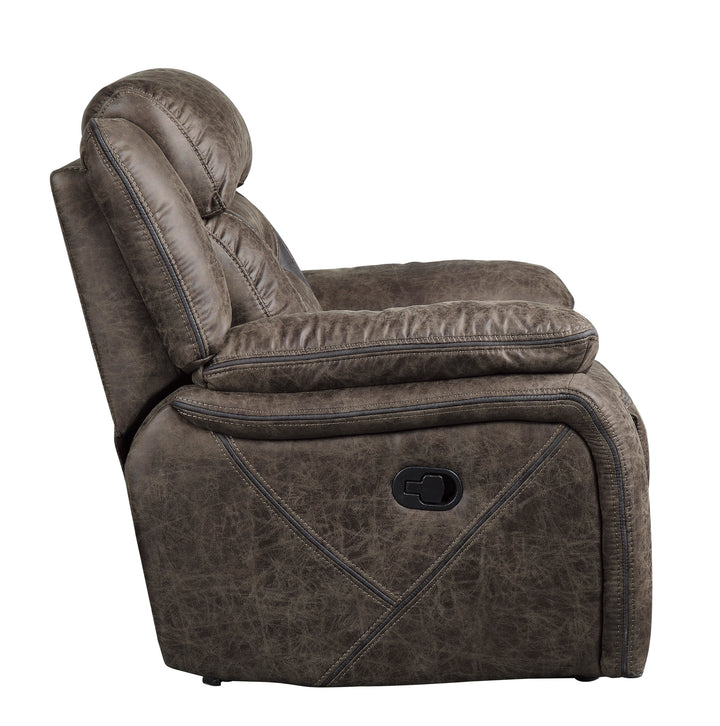 Glider Reclining Chair, Polished Microfiber