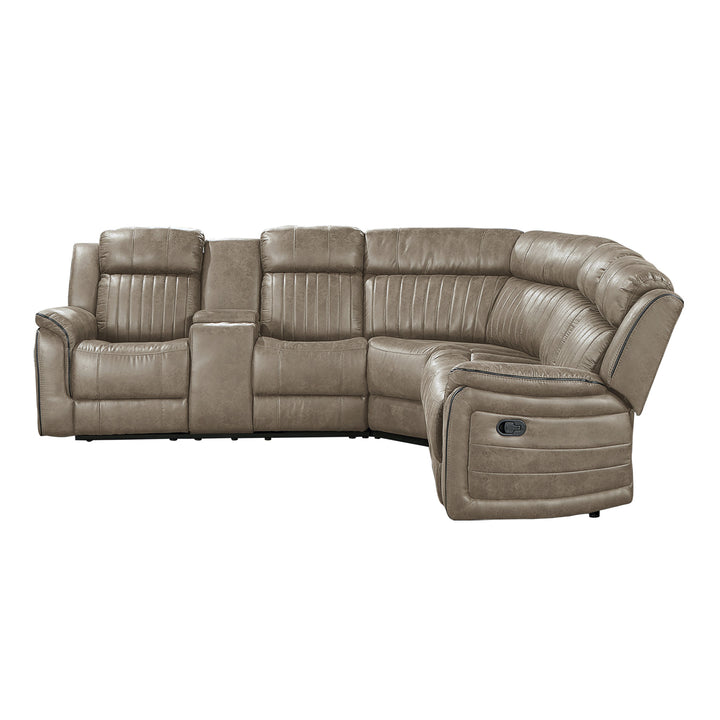 3-Piece Reclining Sectional with Left Console