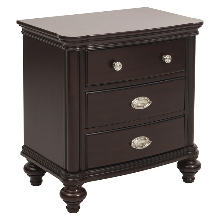 Marston Dark Cherry Finish Nightstand