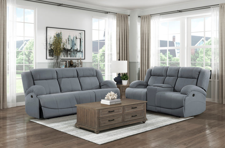 Double Reclining Loveseat with Center Console