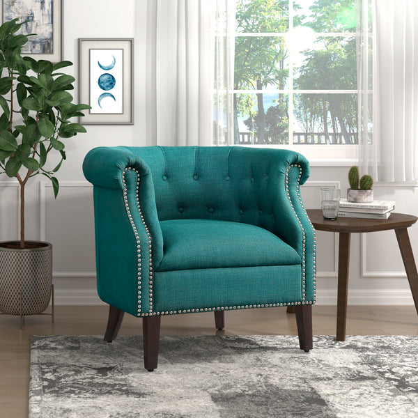 Accent Chair, Teal