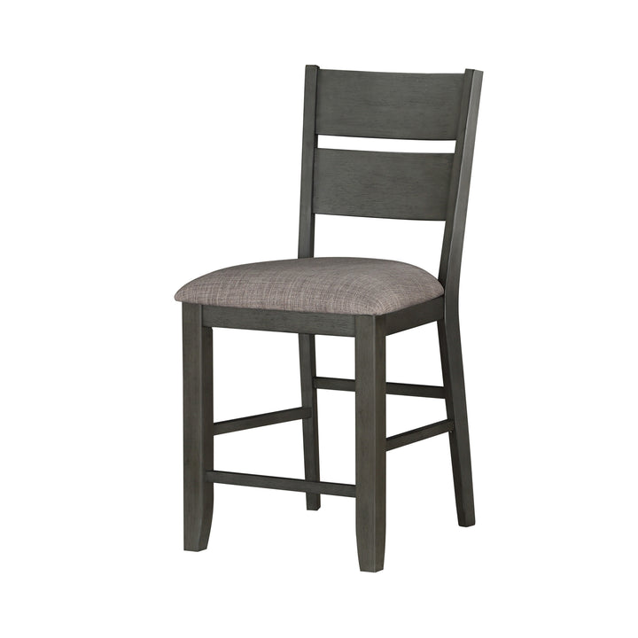 Set Of 2, Counter Height Chair, Ladder Back