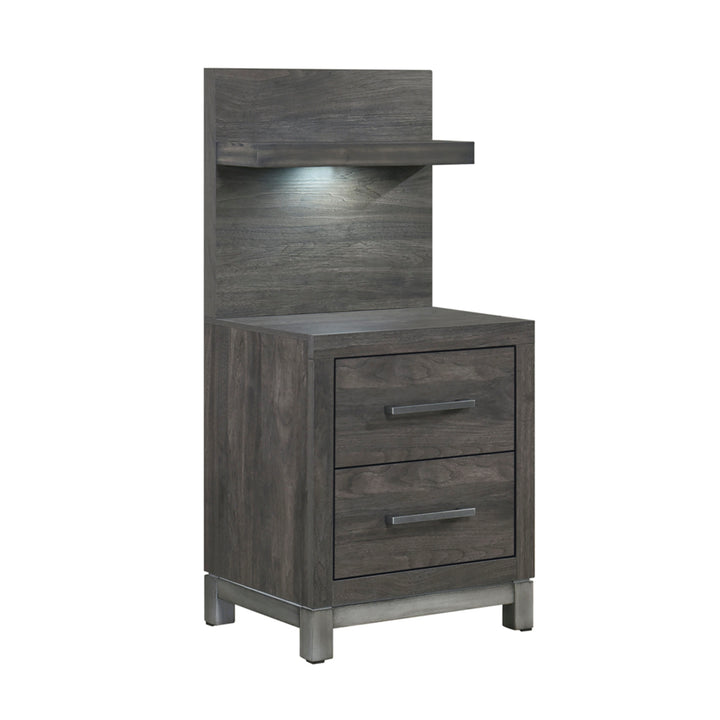 Night Stand - Nightstand + Wall Panel