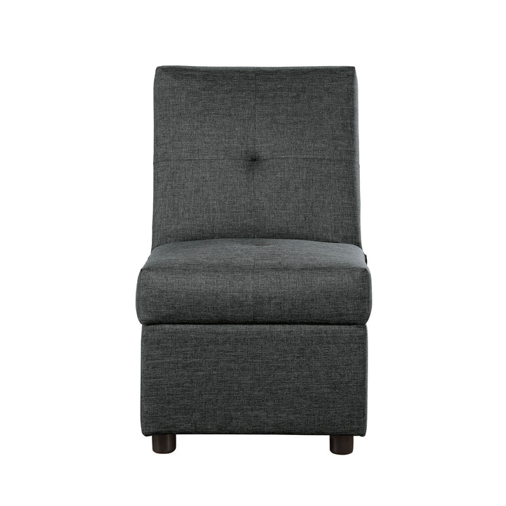 Storage Ottoman/Chair, Grey