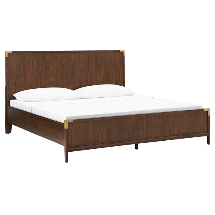 Low Profile Campaign Platform Bed - King