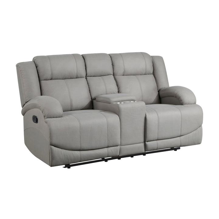 Double Reclining Loveseat with Center Console