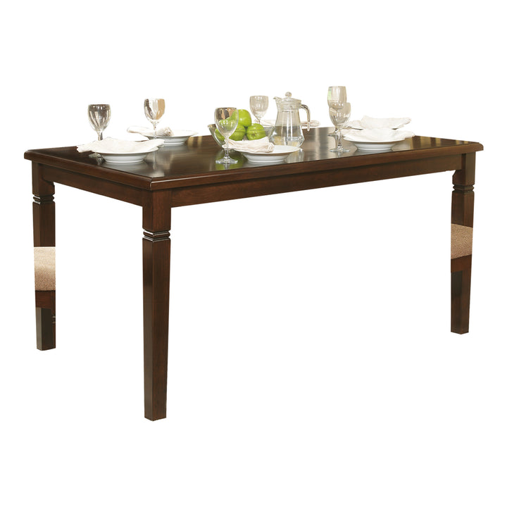 Devlin Espresso Finish Dining Table