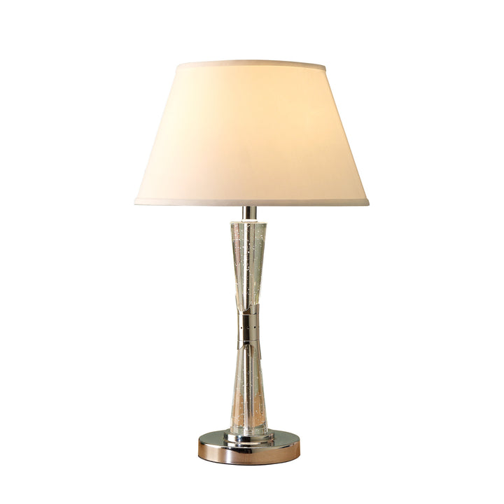 Table Lamp, Chrome Metal Finish