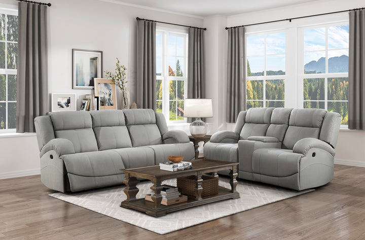 Double Reclining Loveseat with Center Console