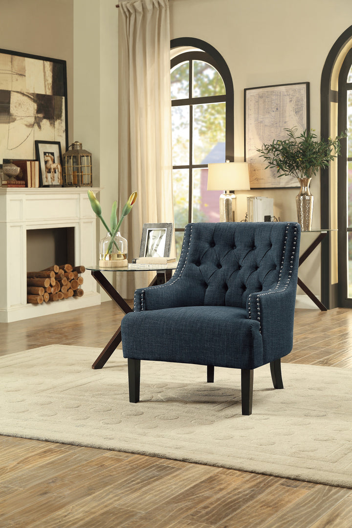 Accent Chair, Indigo