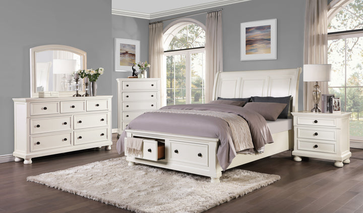 Laurelin White Finish Dresser