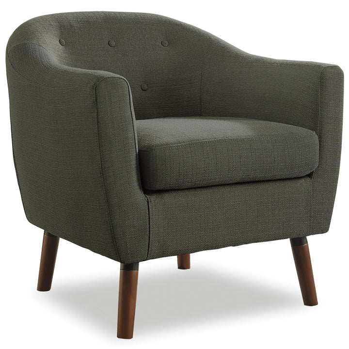 Accent Chair, Grey 100% Polyester