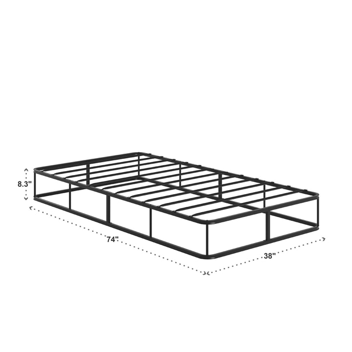 Black Metal Platform Bed Frame - Twin