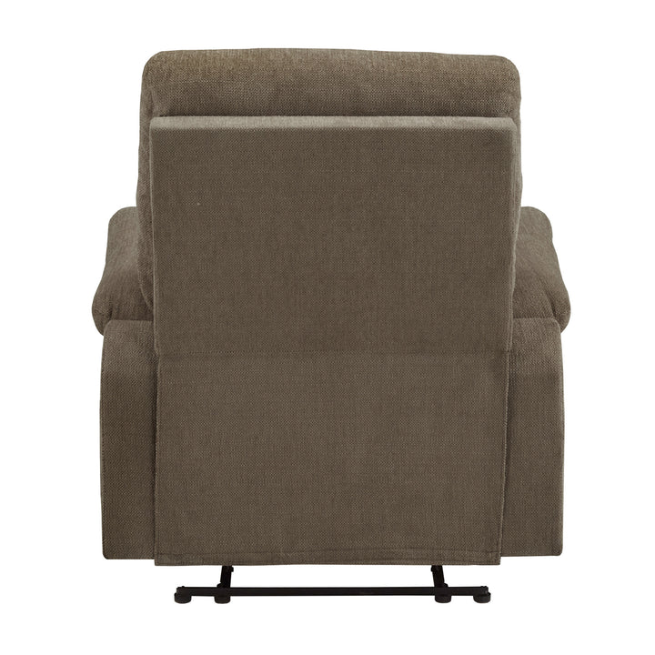 Chenille Fabric Manual Recliner - Dark Gray