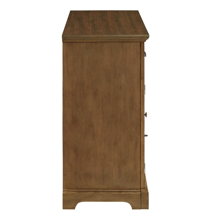 Wood Cabinet Buffet Server - Oak Finish