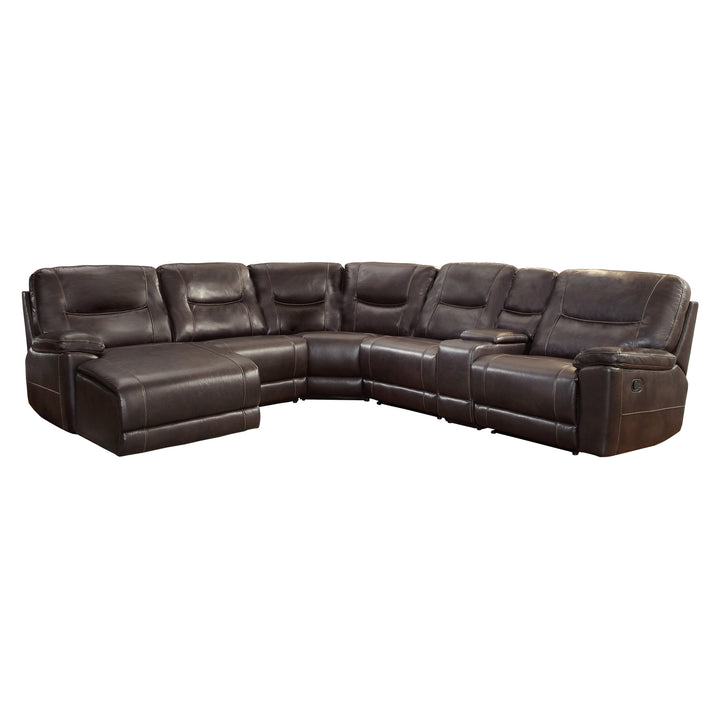 6-Piece Modular Reclining Sectional with Left Chaise