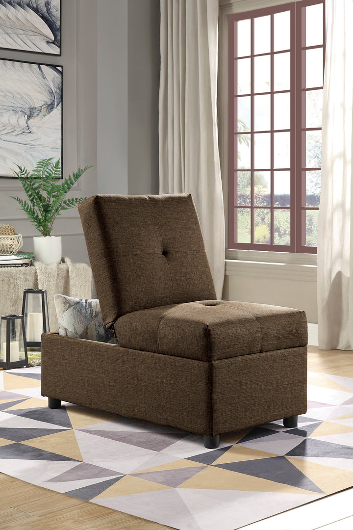 Storage Ottoman/Chair, Brown