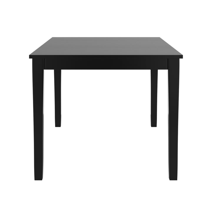 Wood Black Dining Table - Rectangular, 60-inch