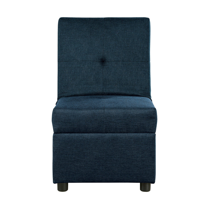 Storage Ottoman/Chair, Blue